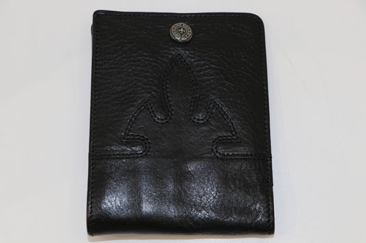 Chrome Hearts Leather Fleur Wallet