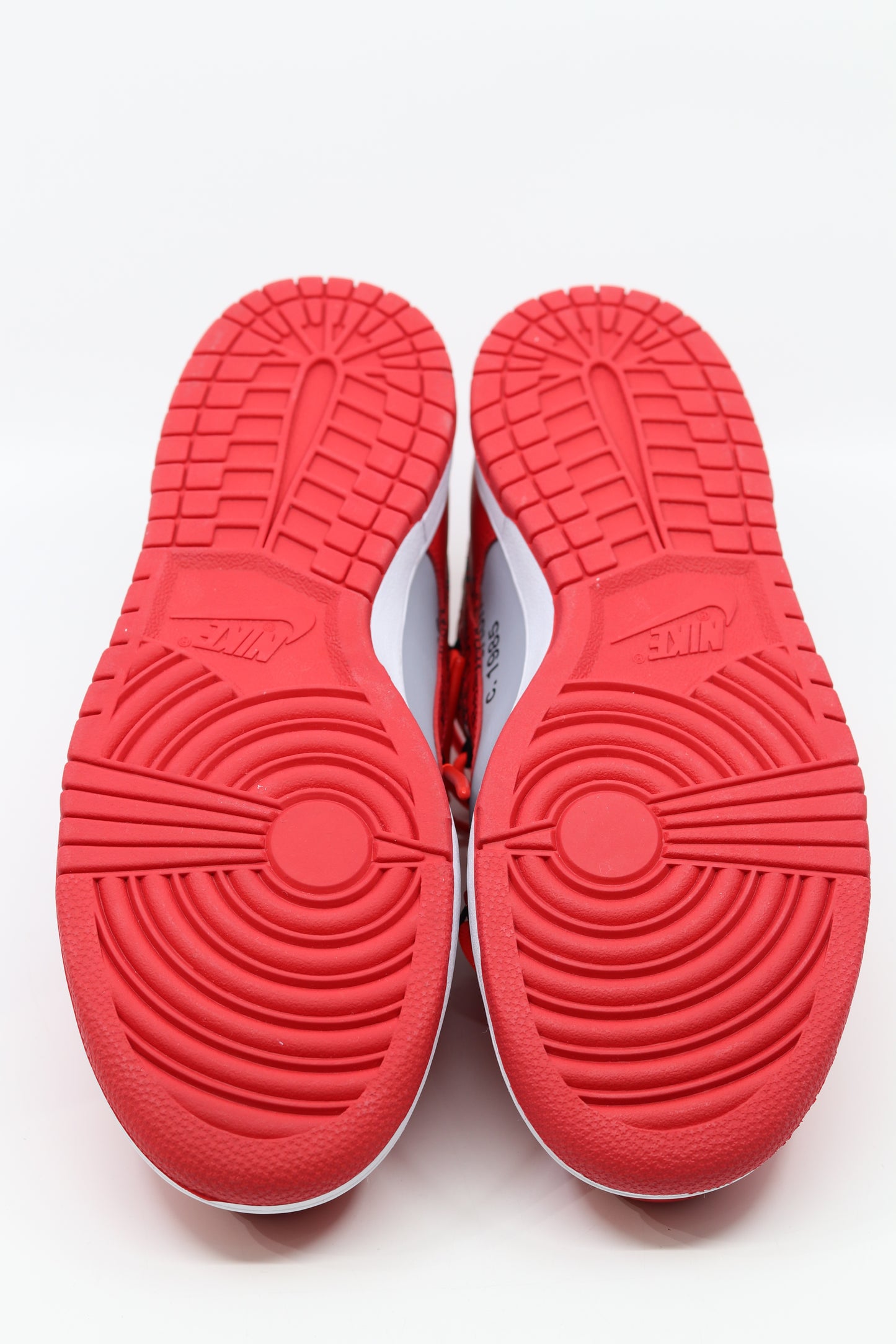 Nike Dunk Low x Off-White University Red Size 11 New