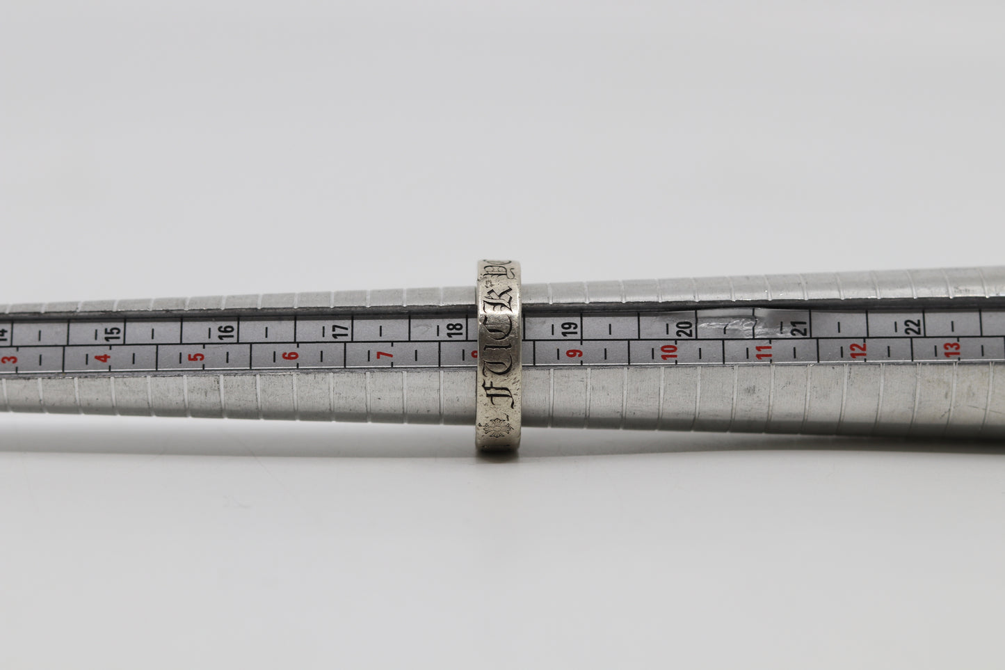 Chrome Hearts Fuck You 6MM Spacer Ring Size 8