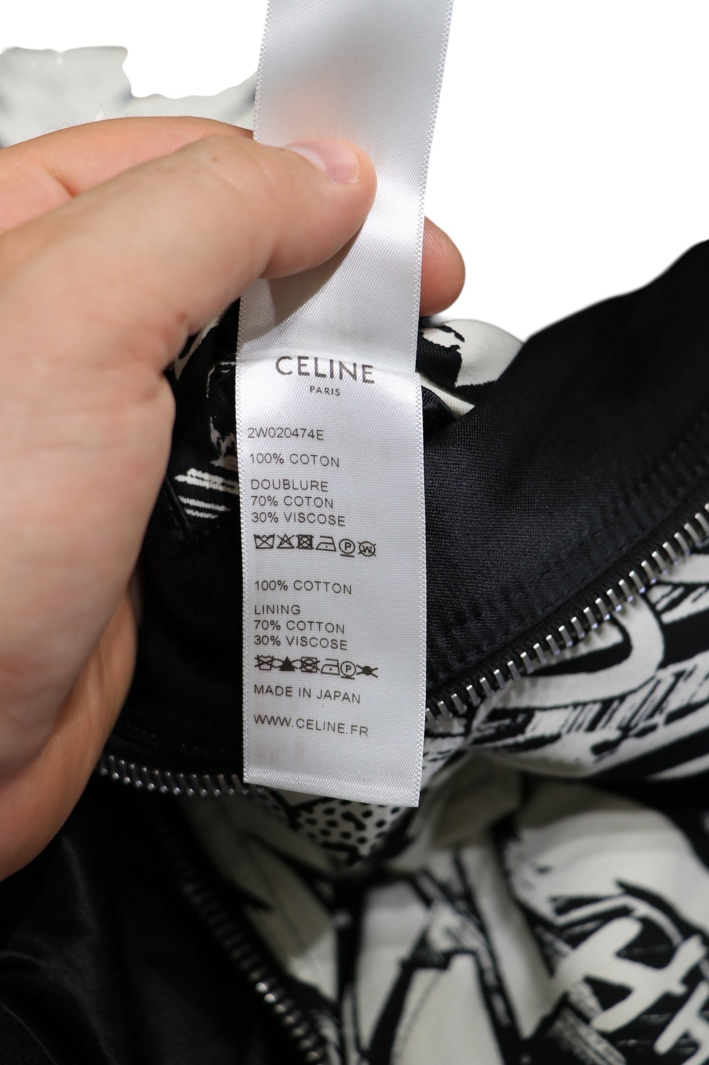 CELINE CHRISTIAN MARCLAY Bomber Jacket Size M