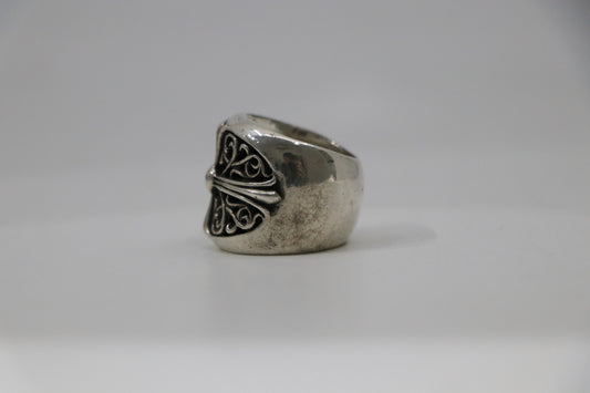 Chrome Hearts Oval Cross Ring Size 9.5