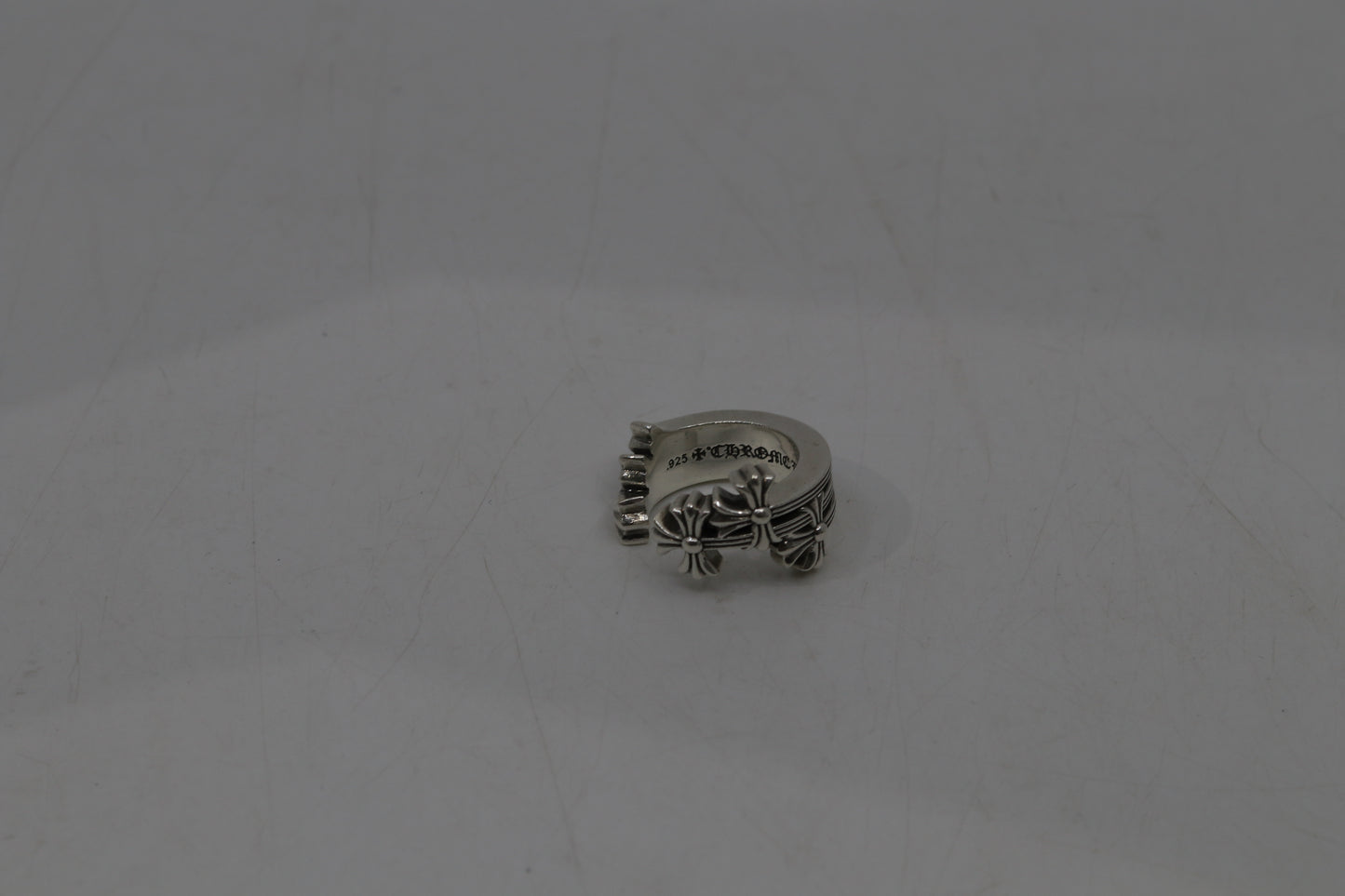 Chrome Hearts Triple Cross Ring Size 8