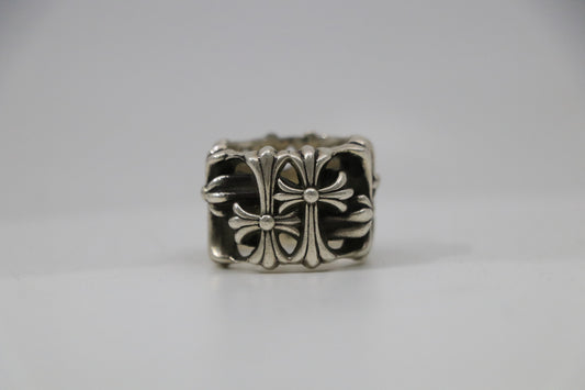 Chrome Hearts Square Cemetery Ring Size 9.5