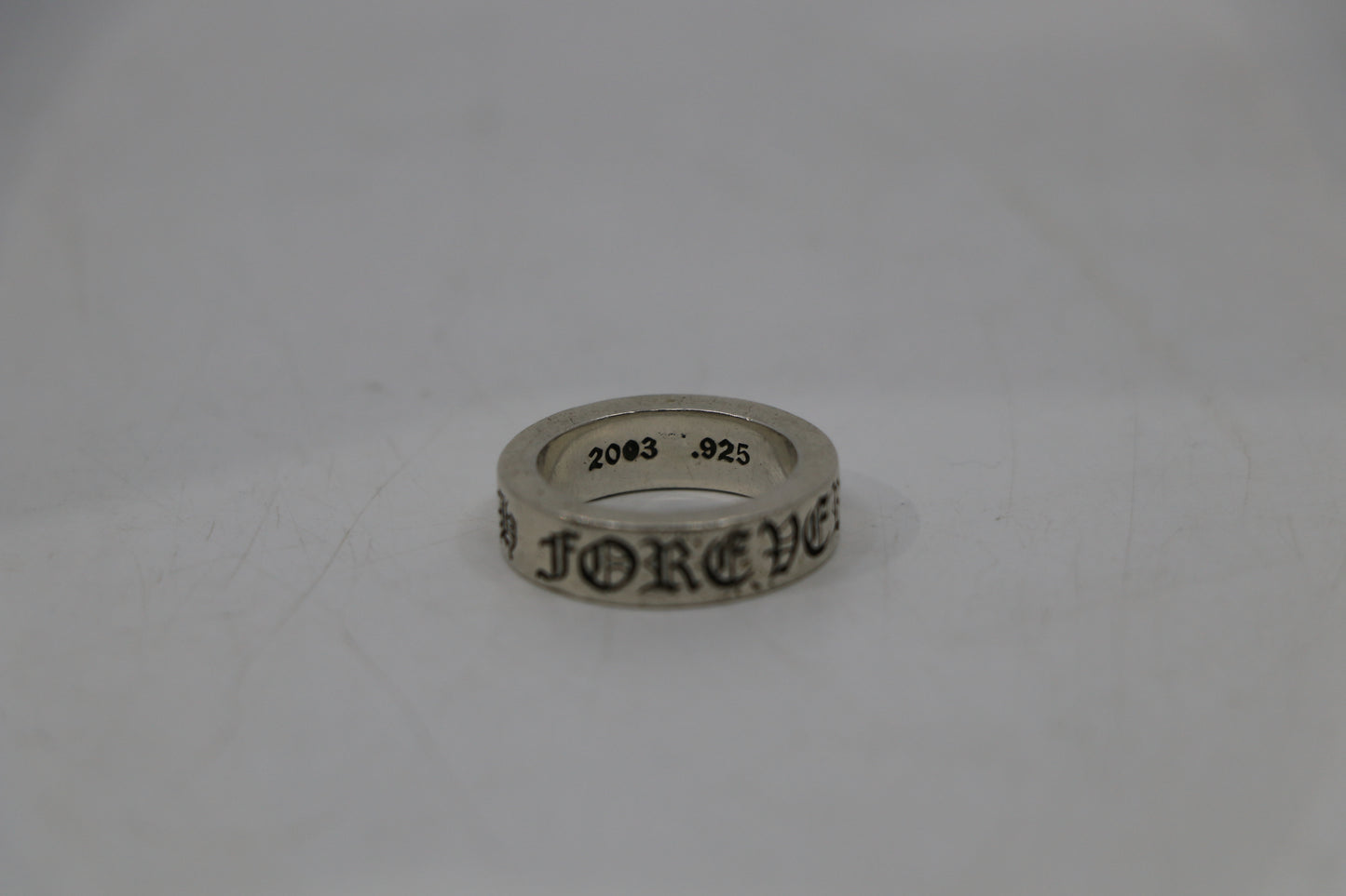 Chrome Hearts Forever 6MM Spacer Ring Size 6