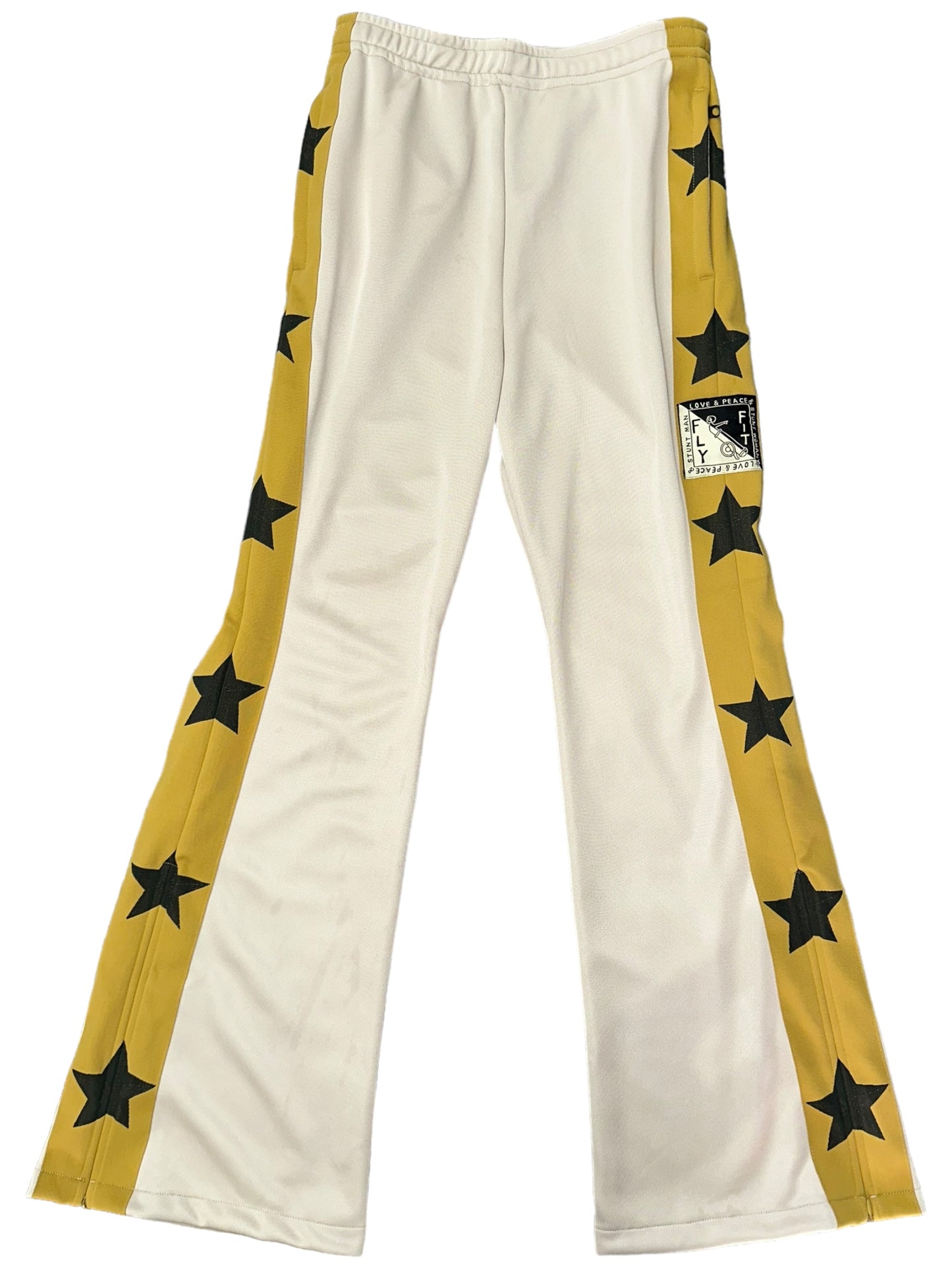 Kapital Stuntman Flared Track Pant Khaki/Gold/Black | AVNTGRDNY NYC