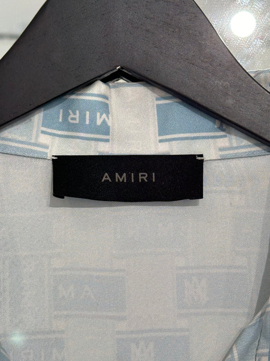 Amiri Gradient Tape Silk Pajama Shirt Size XL