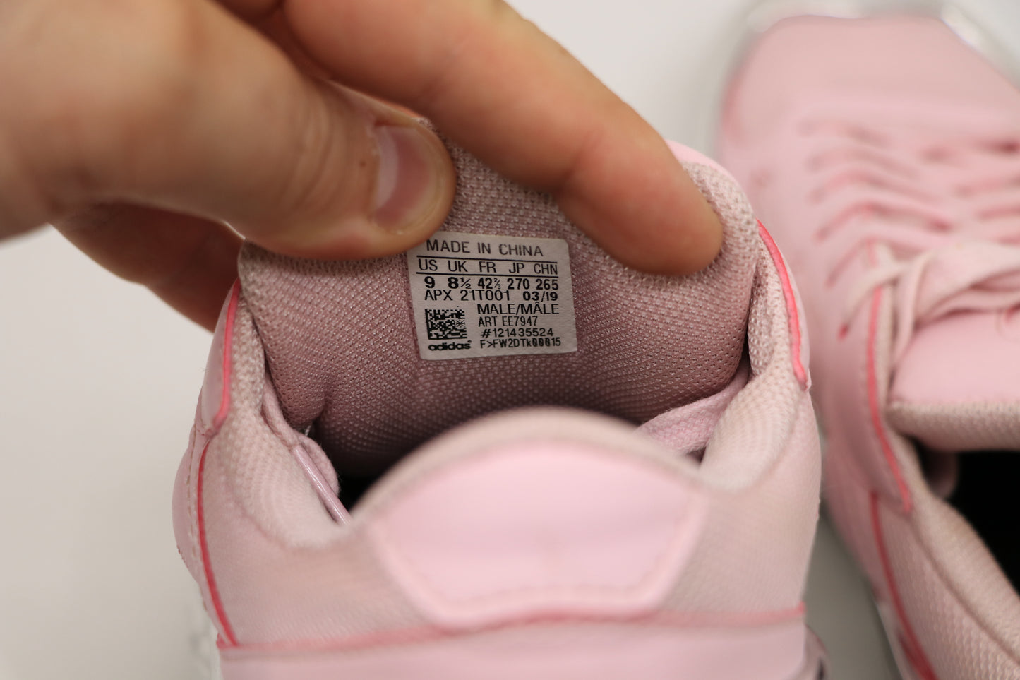 RAF Simons Pink Silver Metallic Size 9