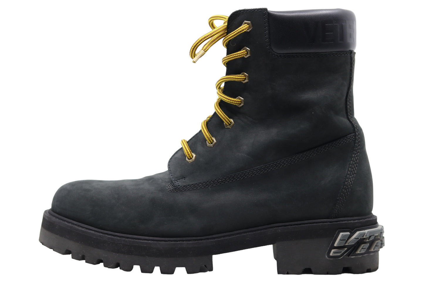 Vetements Trucker Suede Lace Up Boots Size 44