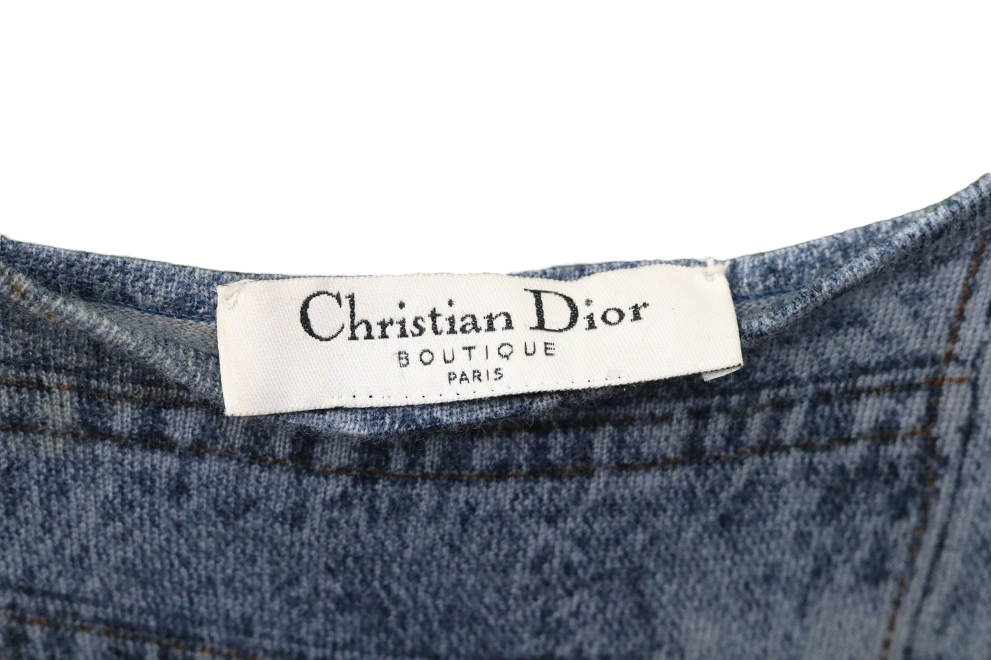 Christian Dior Denim Tank Top