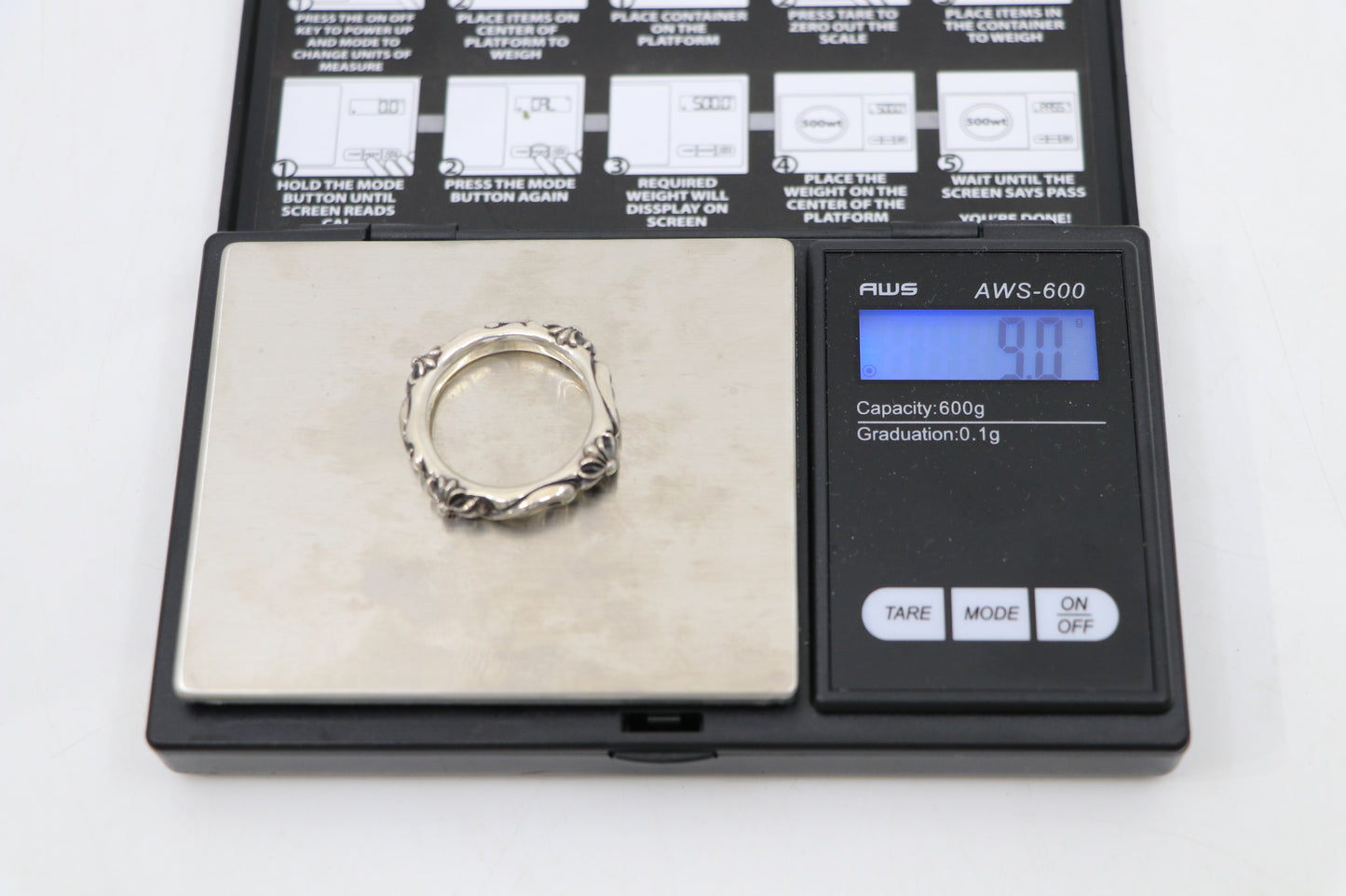 Chrome Hearts SBT Ring Size 10.5