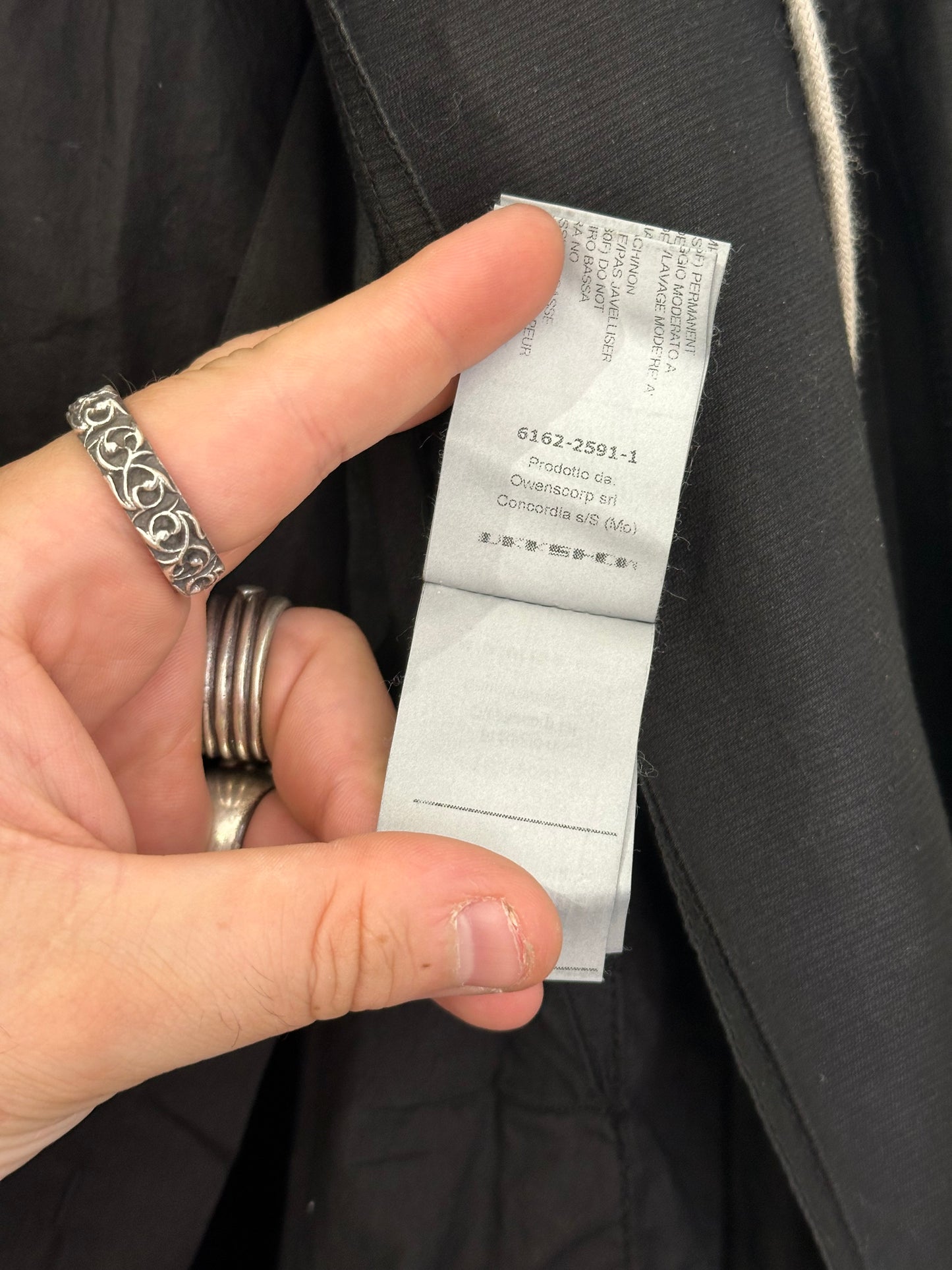 Rick Owens Fishtail Parka S/S 2016 Size L