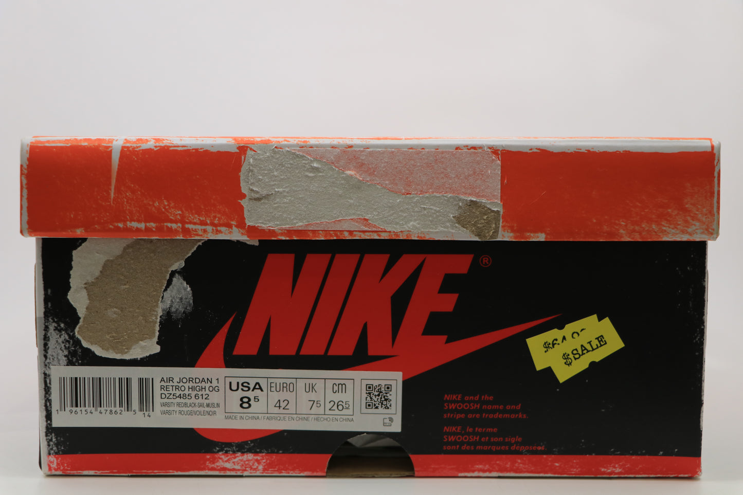 Air Jordan 1 Lost and Found Size 8.5