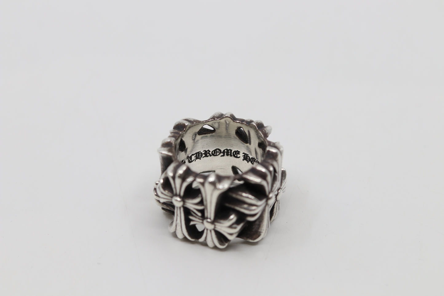 Chrome Hearts Square Cemetary Ring Size 12