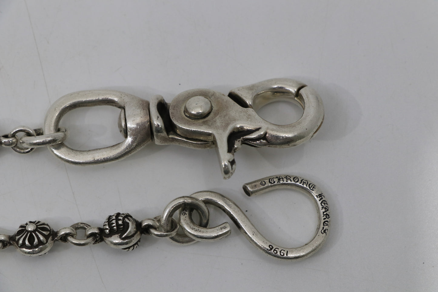 Chrome Hearts Multi Motif Crossball Wallet Chain 24”