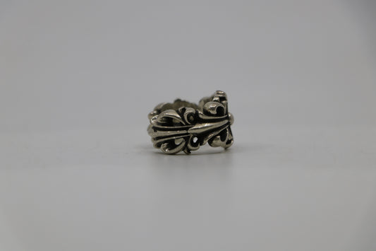 Chrome Hearts Double Floral Ring Size 5
