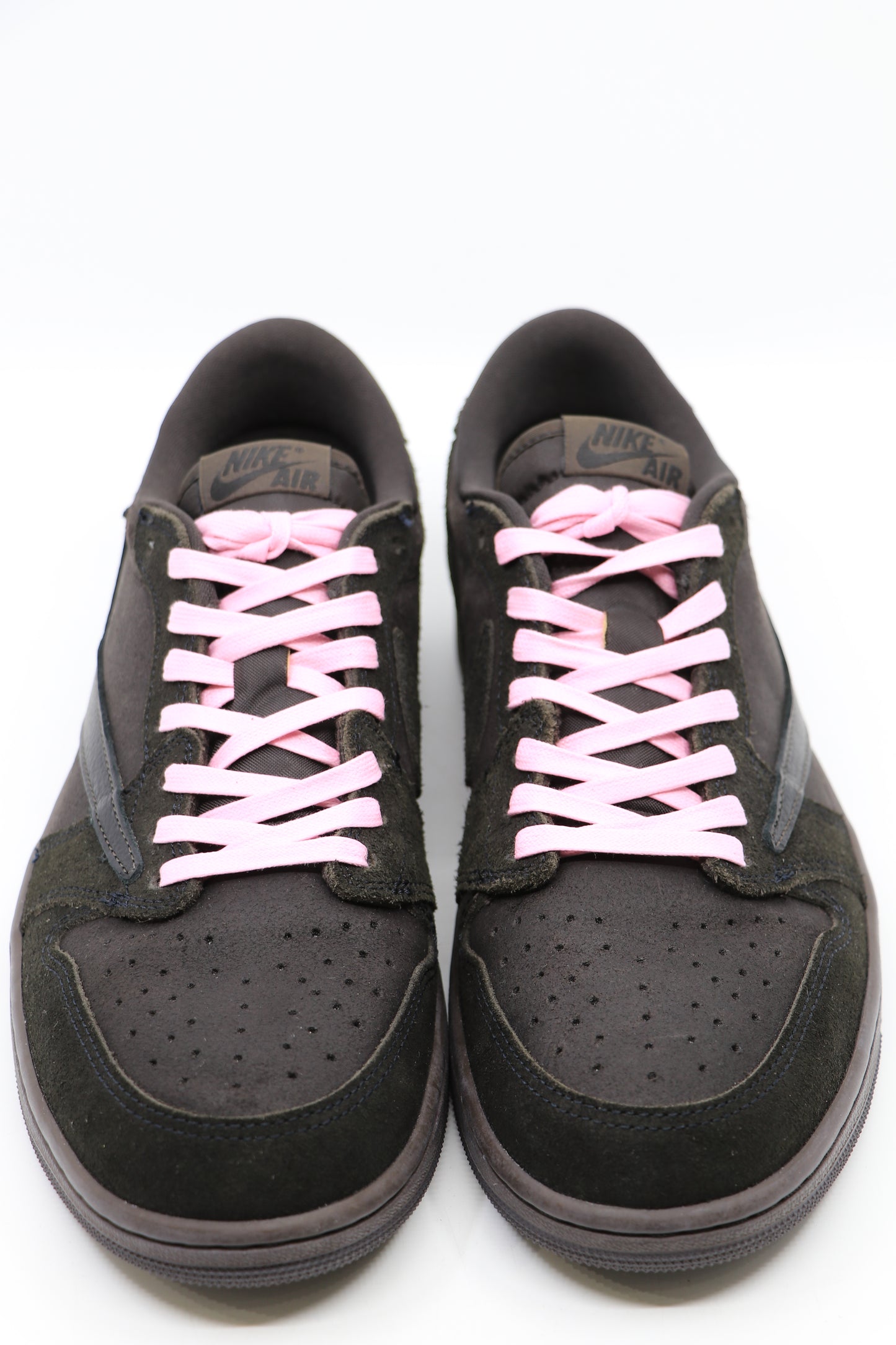 Air Jordan 1 Low x Travis Scott Brown Velvet Size 10