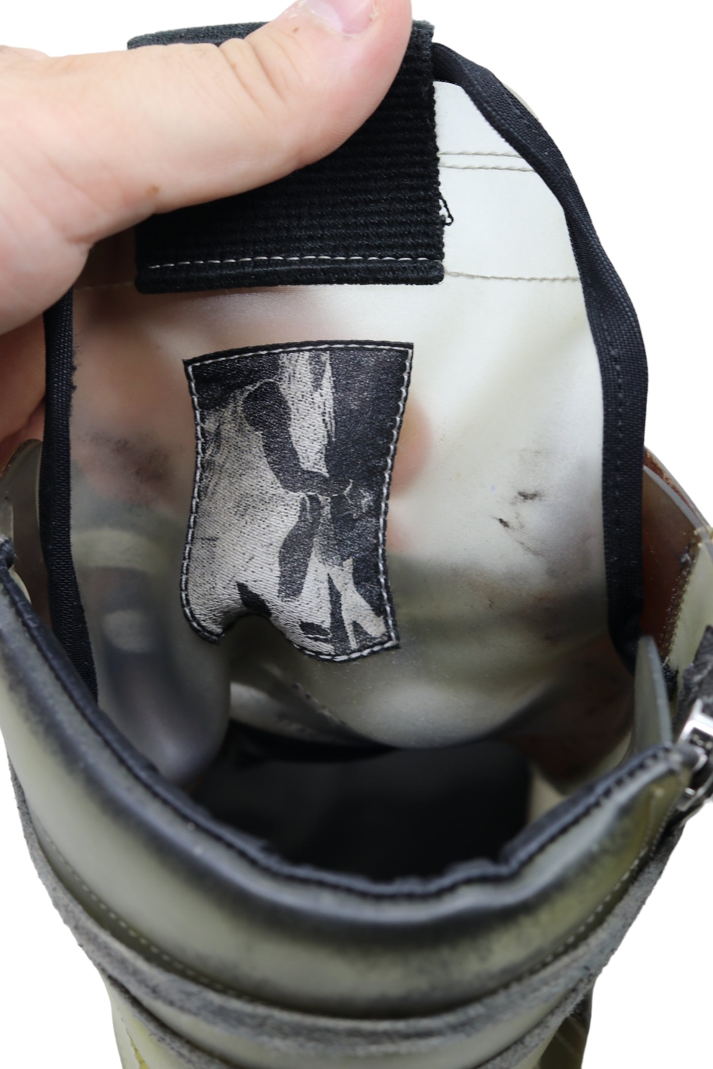 Rick Owens PVC Geobasket Transparent Translucent Phlegethon Size 40