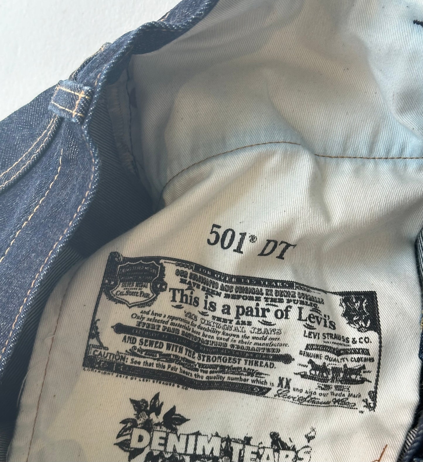 Denim Tears x Levi’s Cotton Wreath Jean Indigo Size 33x32