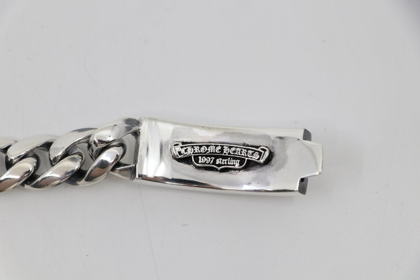 Chrome Hearts Fucker ID Bracelet 12 Link