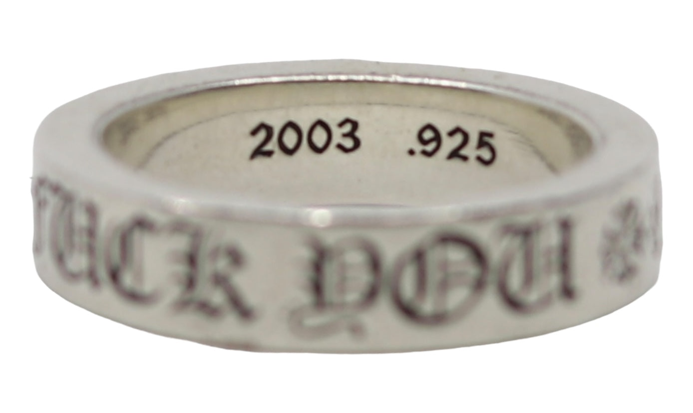 Chrome Hearts Fuck You Ring Size 11