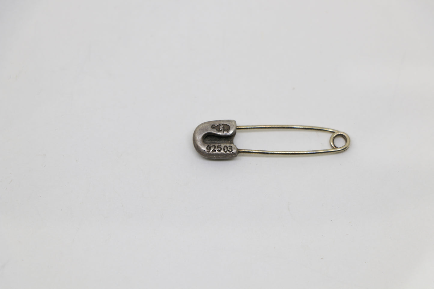 Chrome Hearts Safety Pin Pendant Small Diamond .925 Silver | AVNTGRDNY NYC