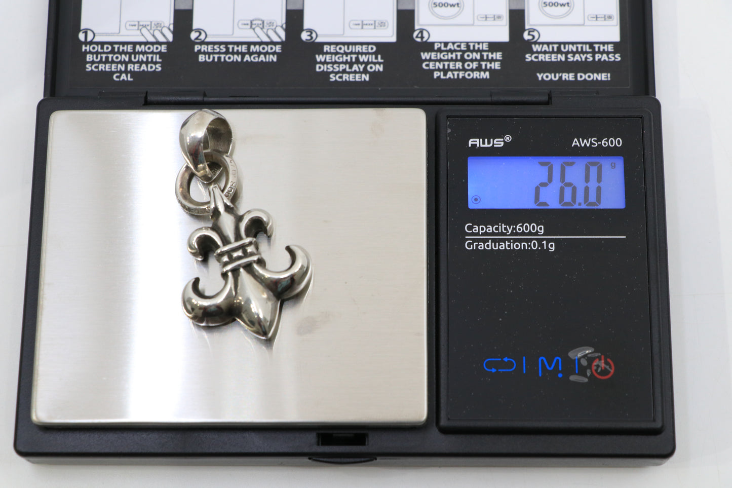 Chrome Hearts BS Fleur Pendant