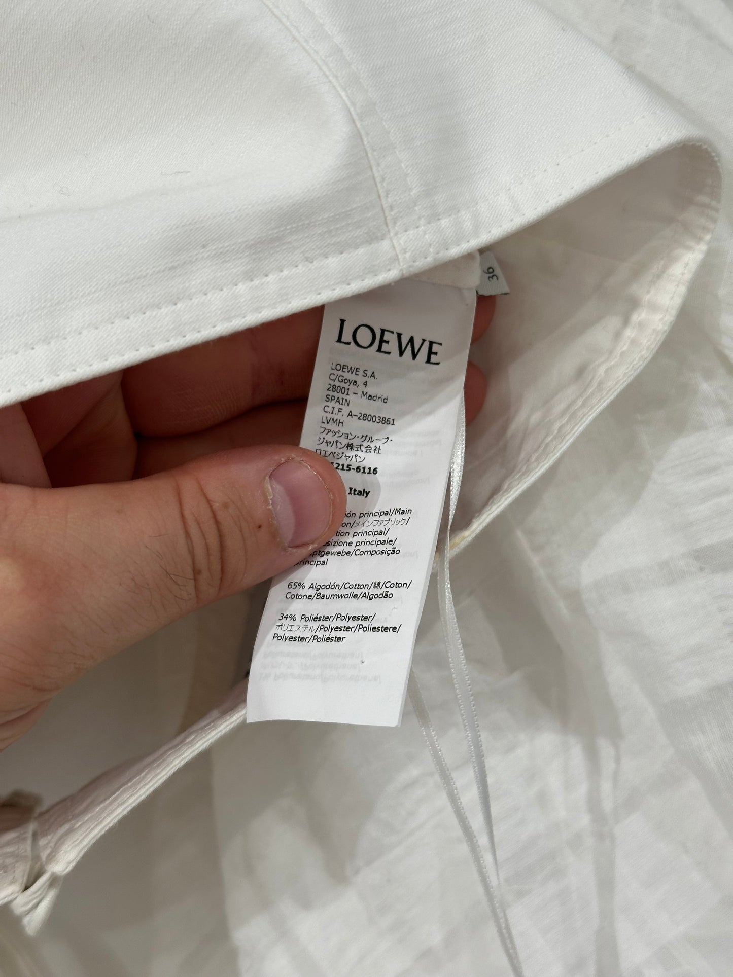 Loewe Blouse Sz 36