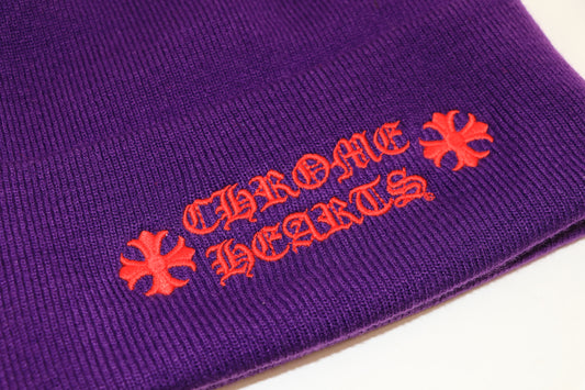 Chrome Hearts Purple/Red Beanie