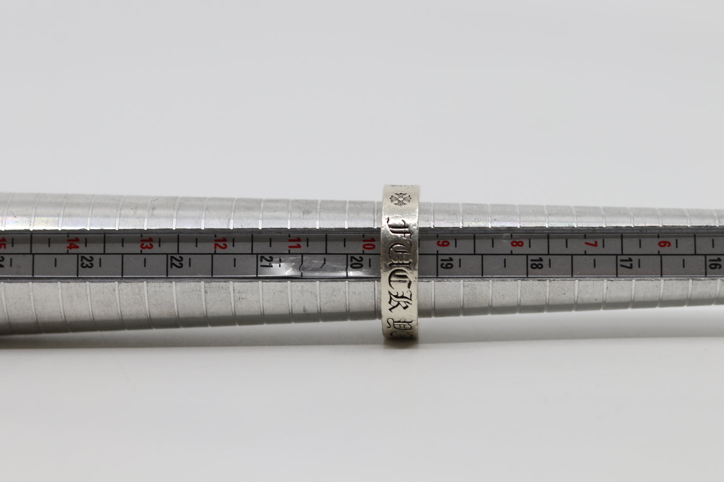 Chrome Hearts Fuck You Spacer Ring Size 9.5