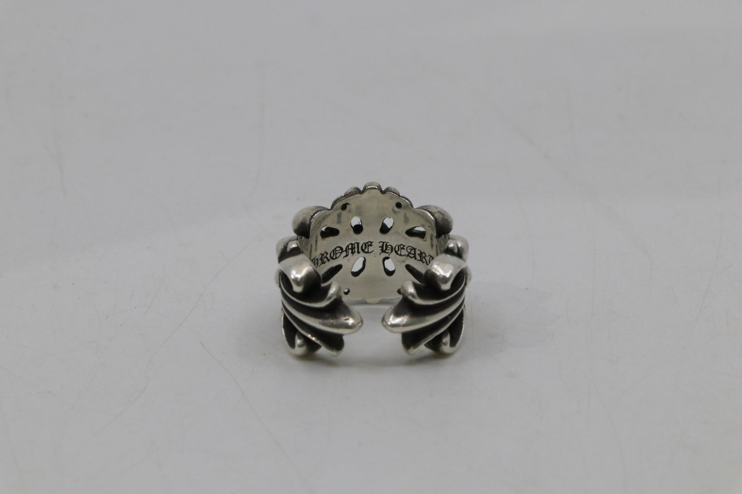 Chrome Hearts Double Floral Ring Size 7.5
