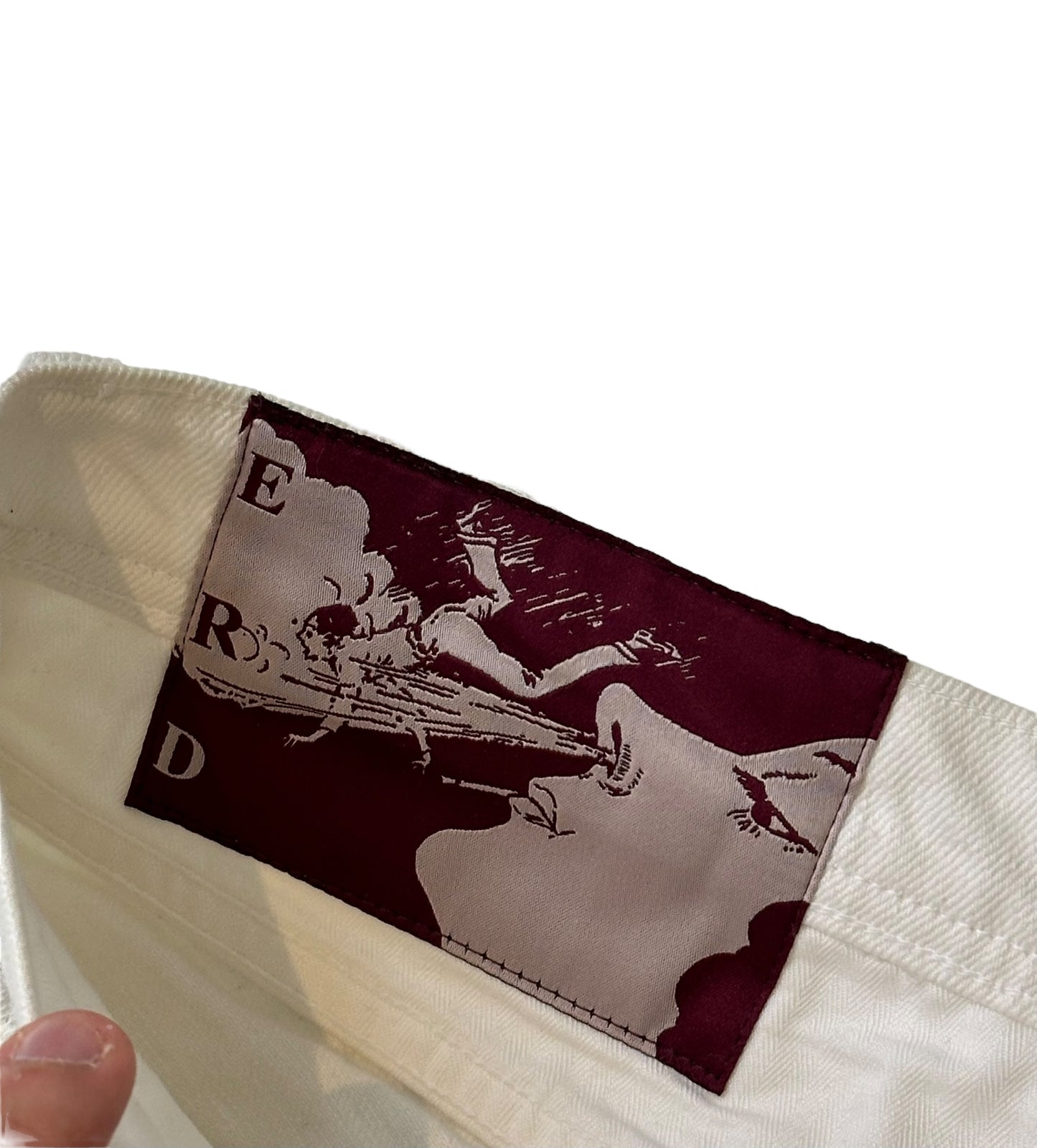 Enfants Riches Déprimés Dirty White Carpenter Pants Size 30