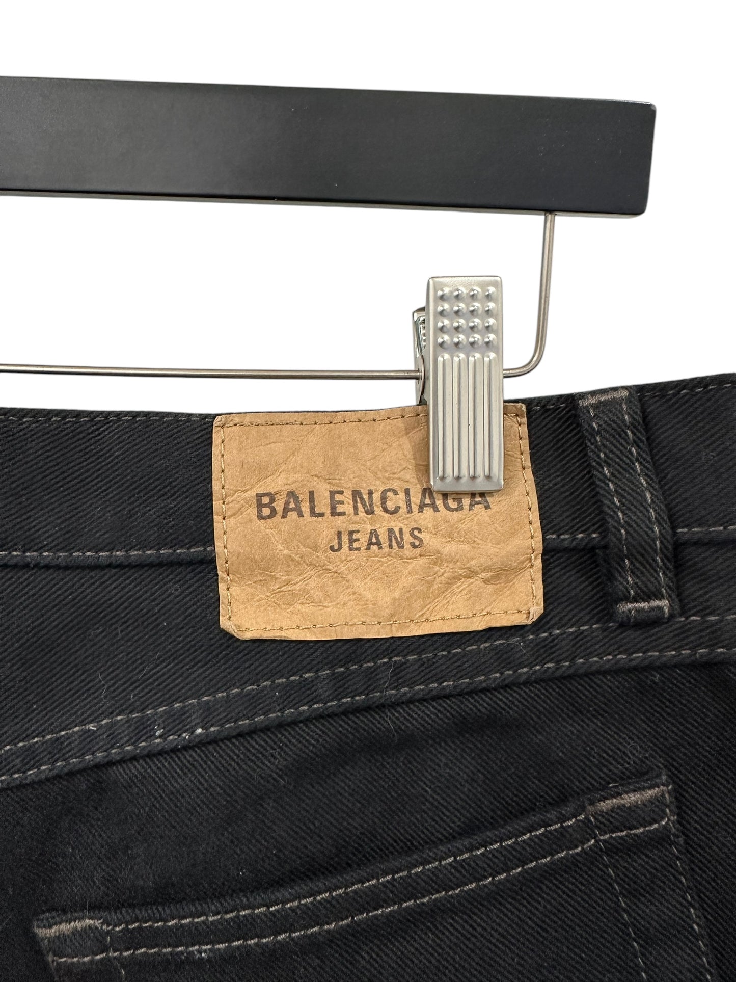Balenciaga Black Denim Jeans Size 30