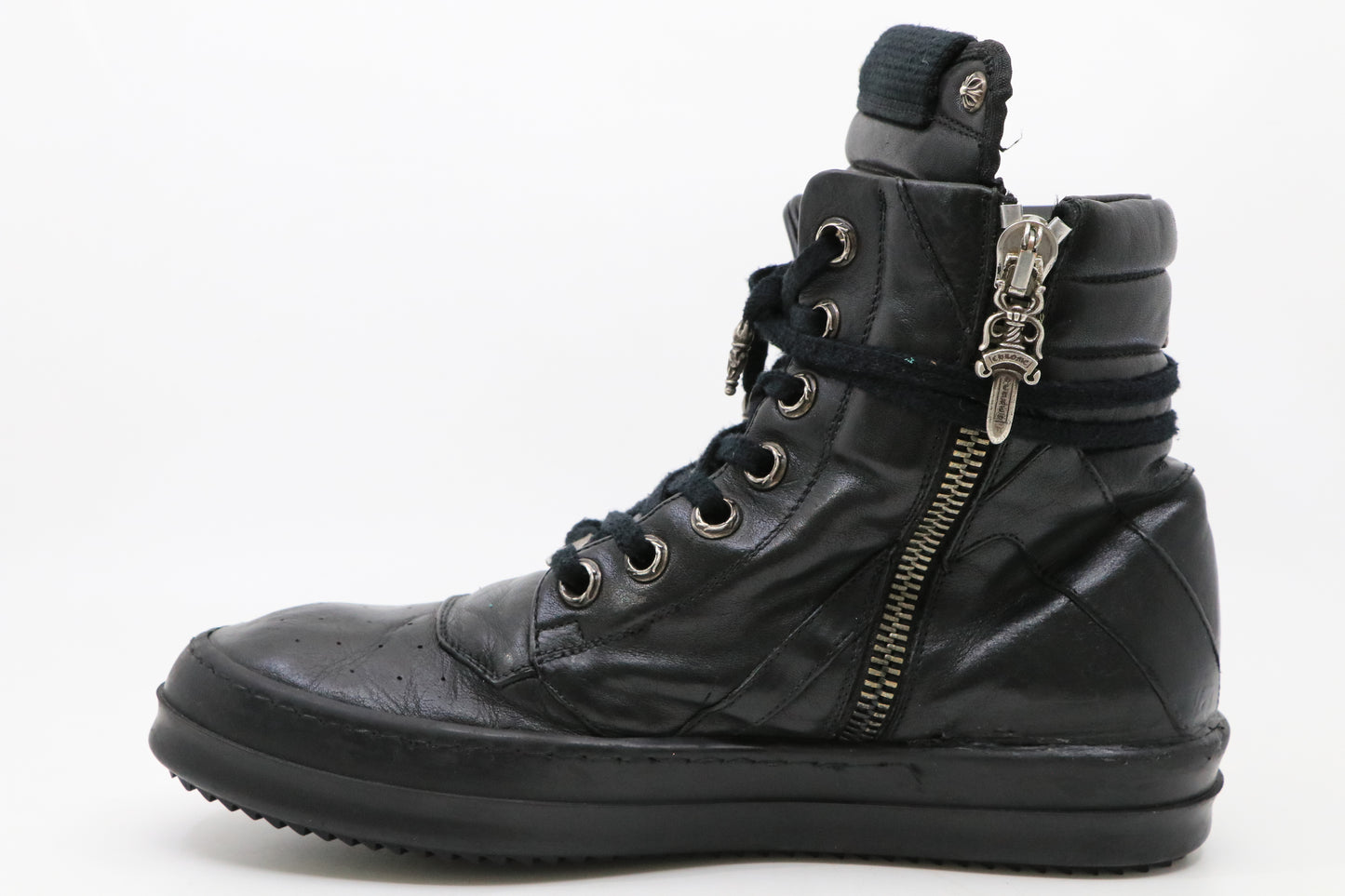Chrome Hearts x Rick Owens Geobasket Black Size 41.5