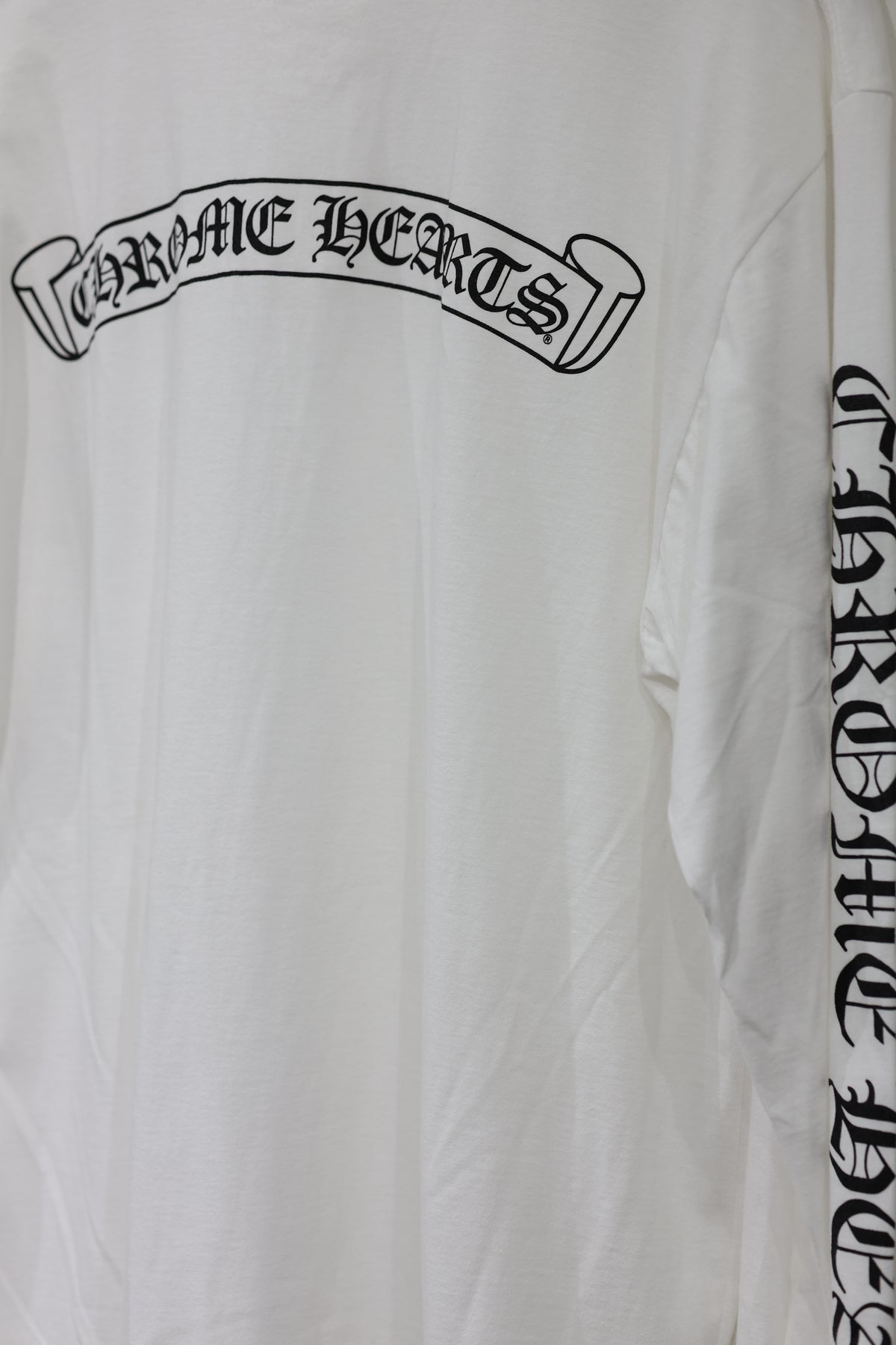 Chrome Hearts Fuck You Long Sleeve T-Shirt White Size L| AVNTGRDNY NYC