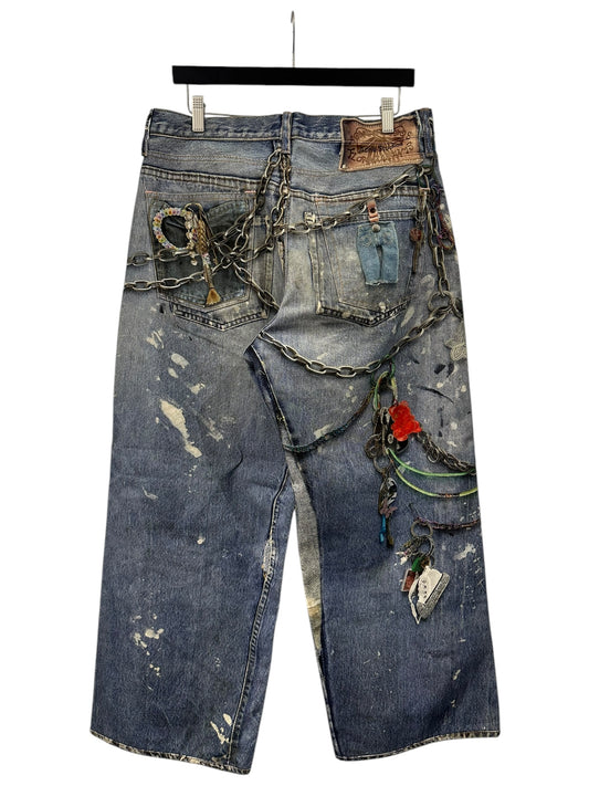 Acne Studios Trompe Baggy Fit Trousers Size 48