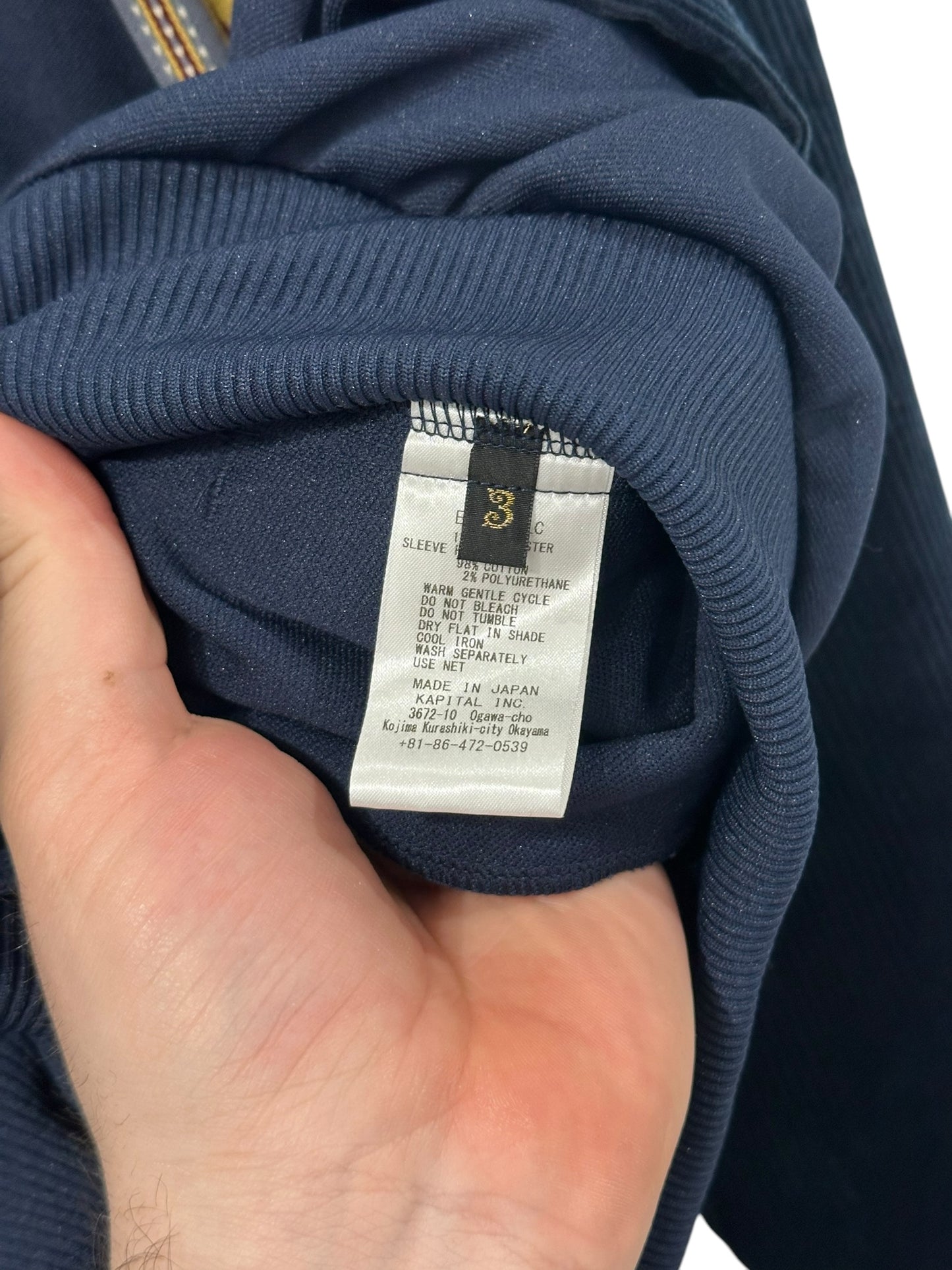 Kapital Zephyr Curdoroy Jacket Navy Size L
