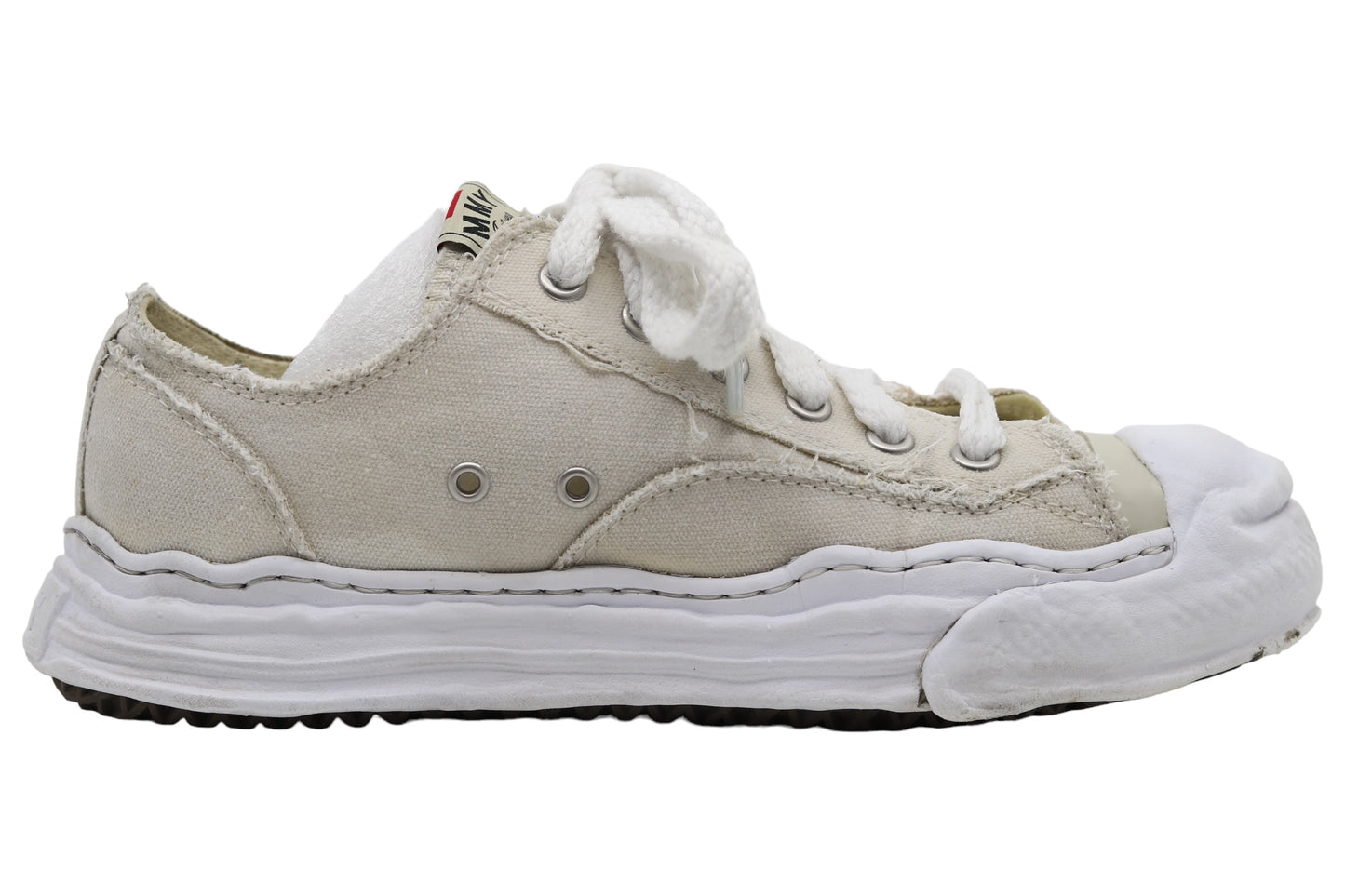 Maison Mihara Yasuhiro Hank OG Sole Canvas Sneaker White Size 44