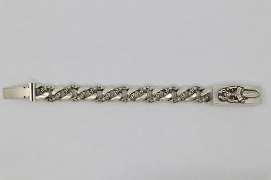 Chrome Hearts Fancy Link Dagger ID Bracelet 13 Links | AVNTGRDNY NYC
