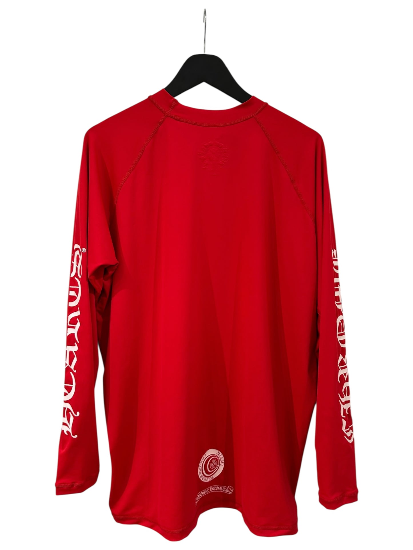 Chrome Hearts Rashguard Miami Beach Exclusive Red Size XXL