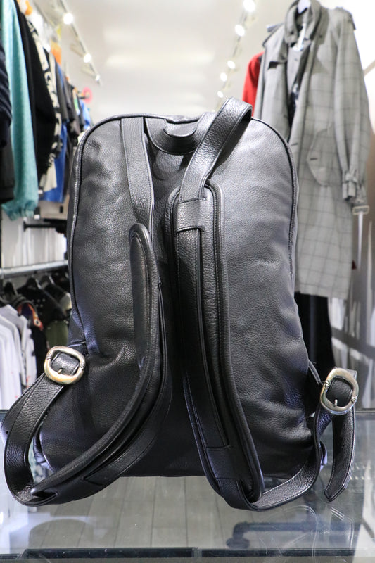 Chrome Hearts 7th Grade Black Leather Backpack Flooded Cross Patch | AVNTGRDNY NYC