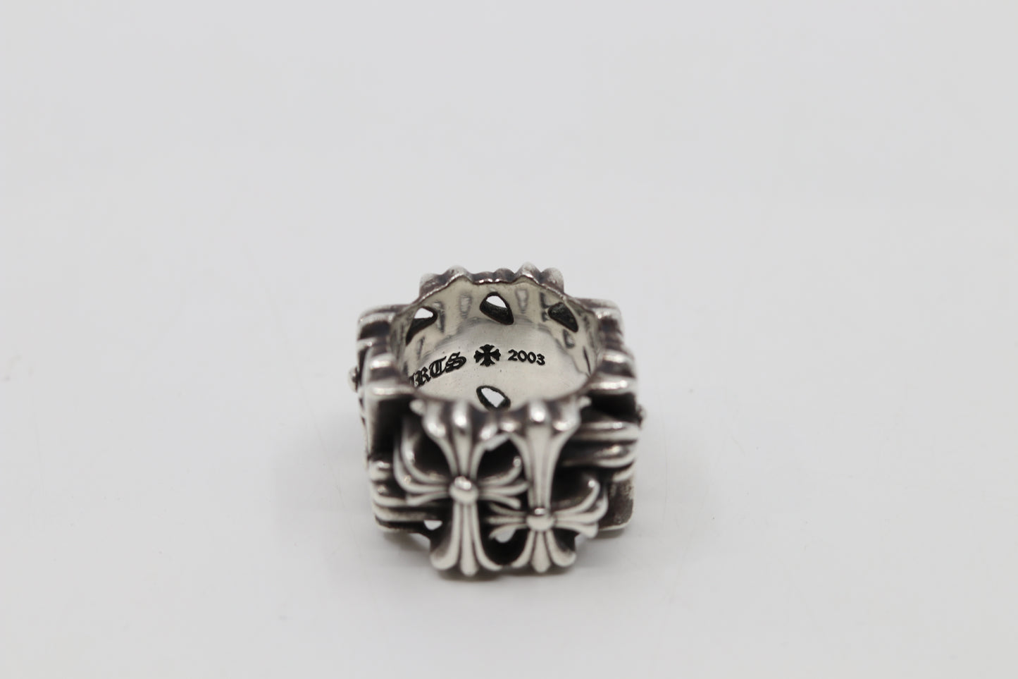Chrome Hearts Square Cemetary Ring Size 12