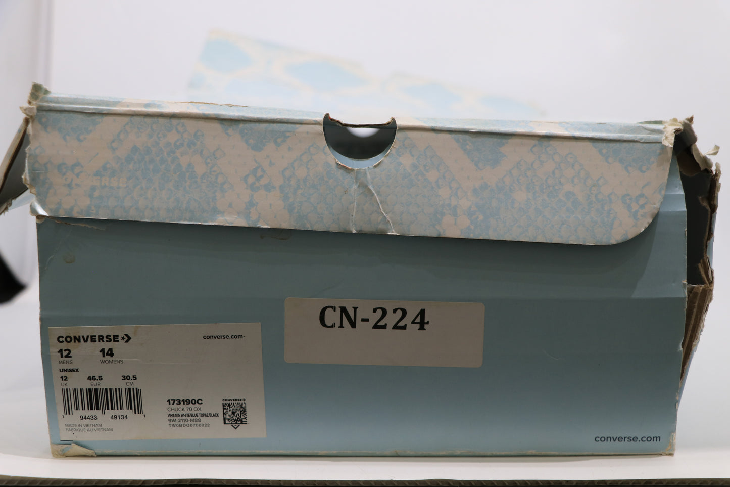 Converse Golf Wang x Chuck 70 Low Blue Python Size 12