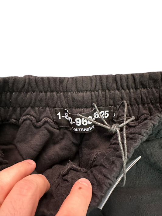 LOSTSHDWS Distressed Classic Logo Sweatpants Size M
