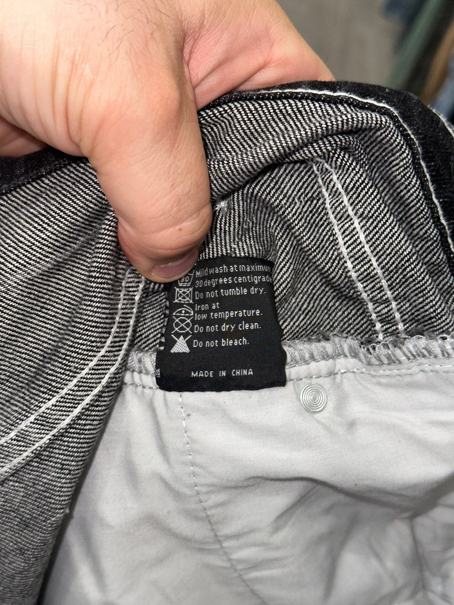 Who Decides War Daisy Patch Jean Black Size 34