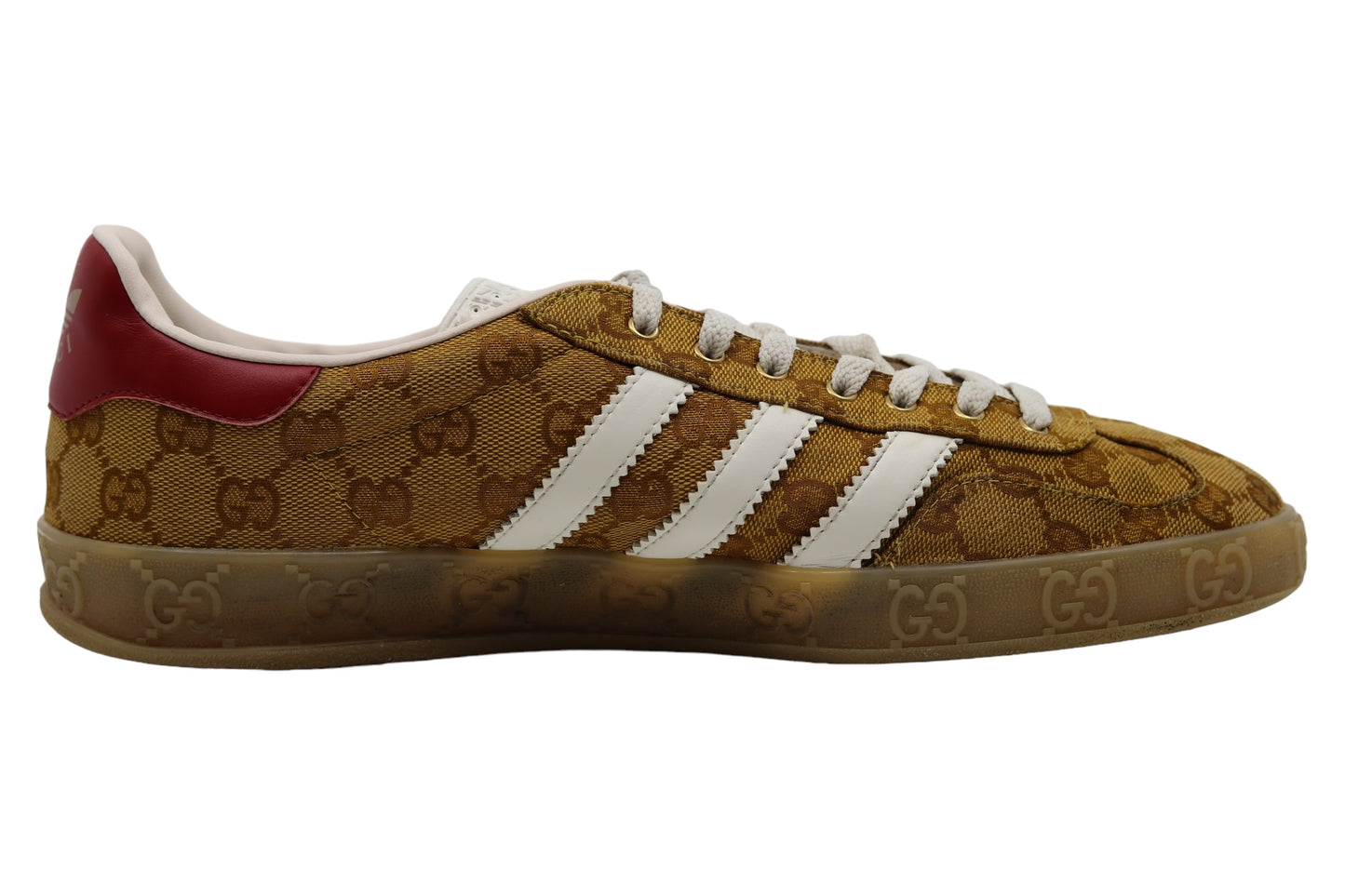 Adidas x Gucci Gazelle GG Biege Brown Size 10.5