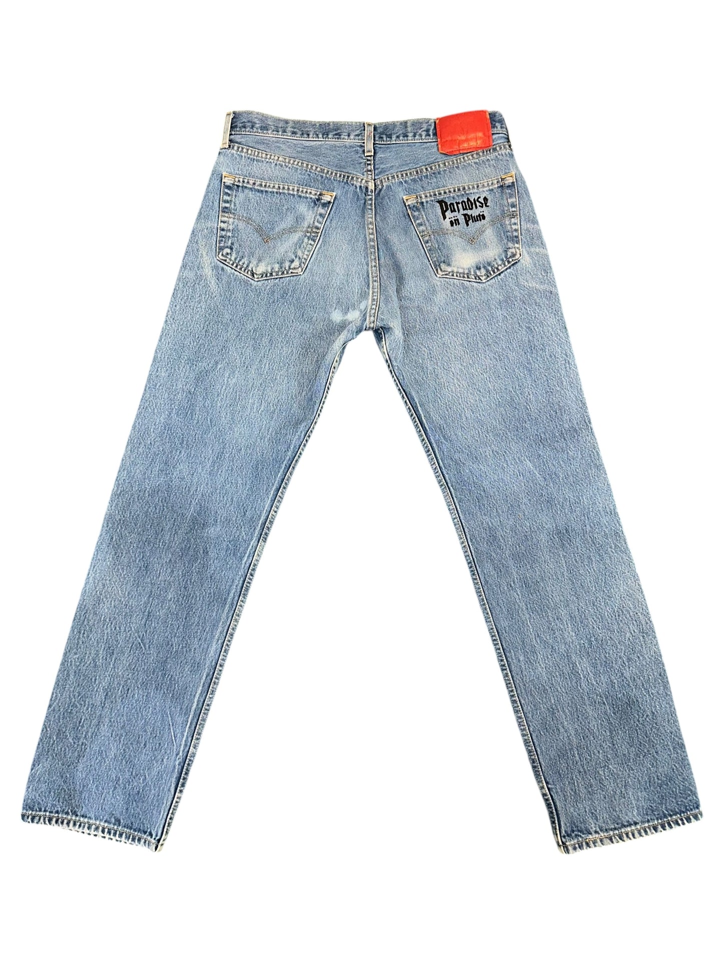 Paradise on Pluto Patchwork Leather Jeans 1 of 1 Size 35 x 34