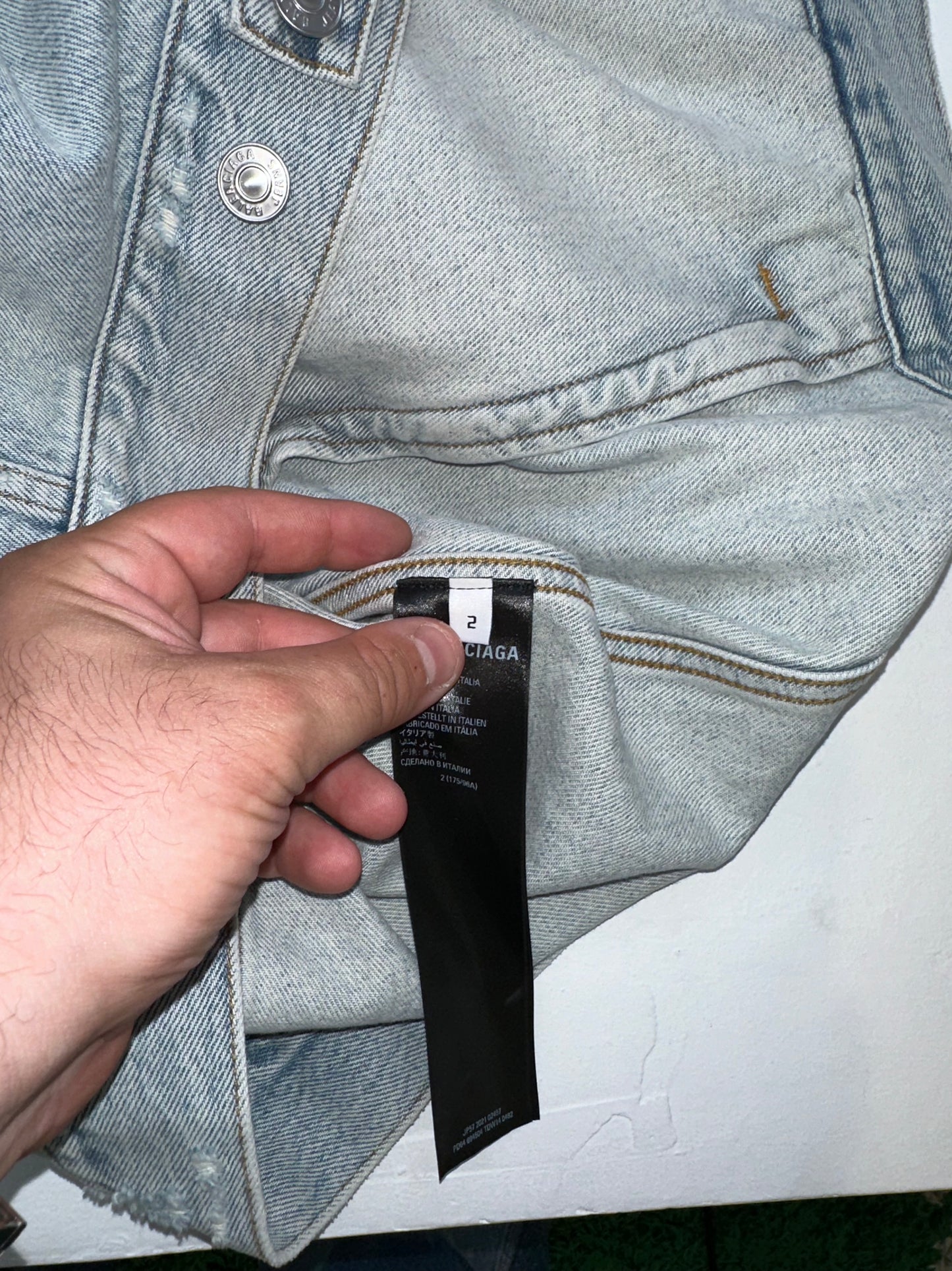 Balenciaga Heavy Metal Jean Jacket