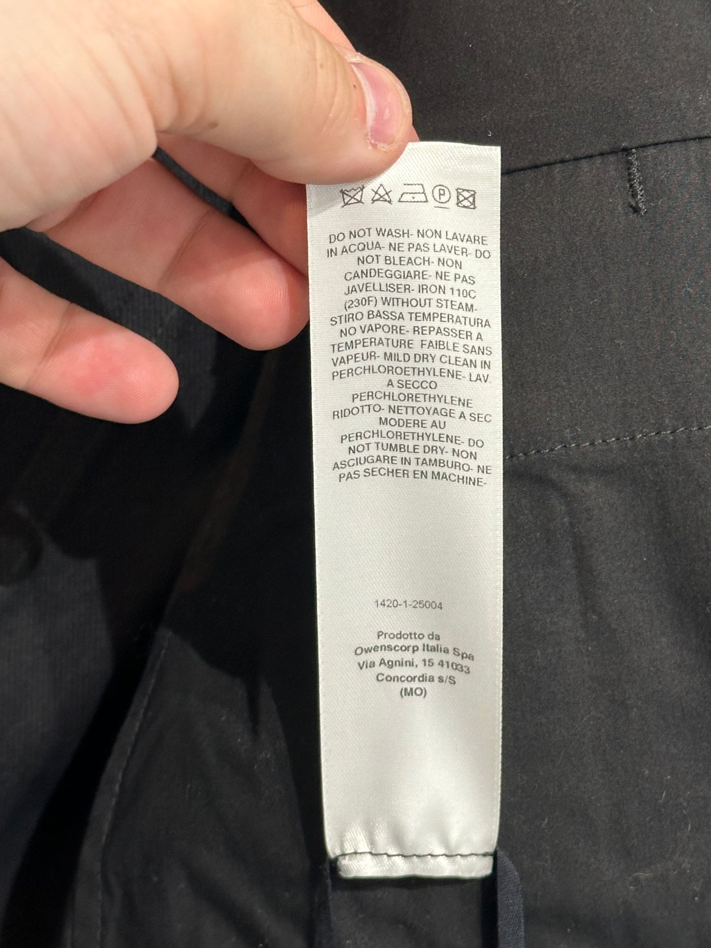 Rick Owens DRKSHDW FW24 Black Button Jacket Size 50