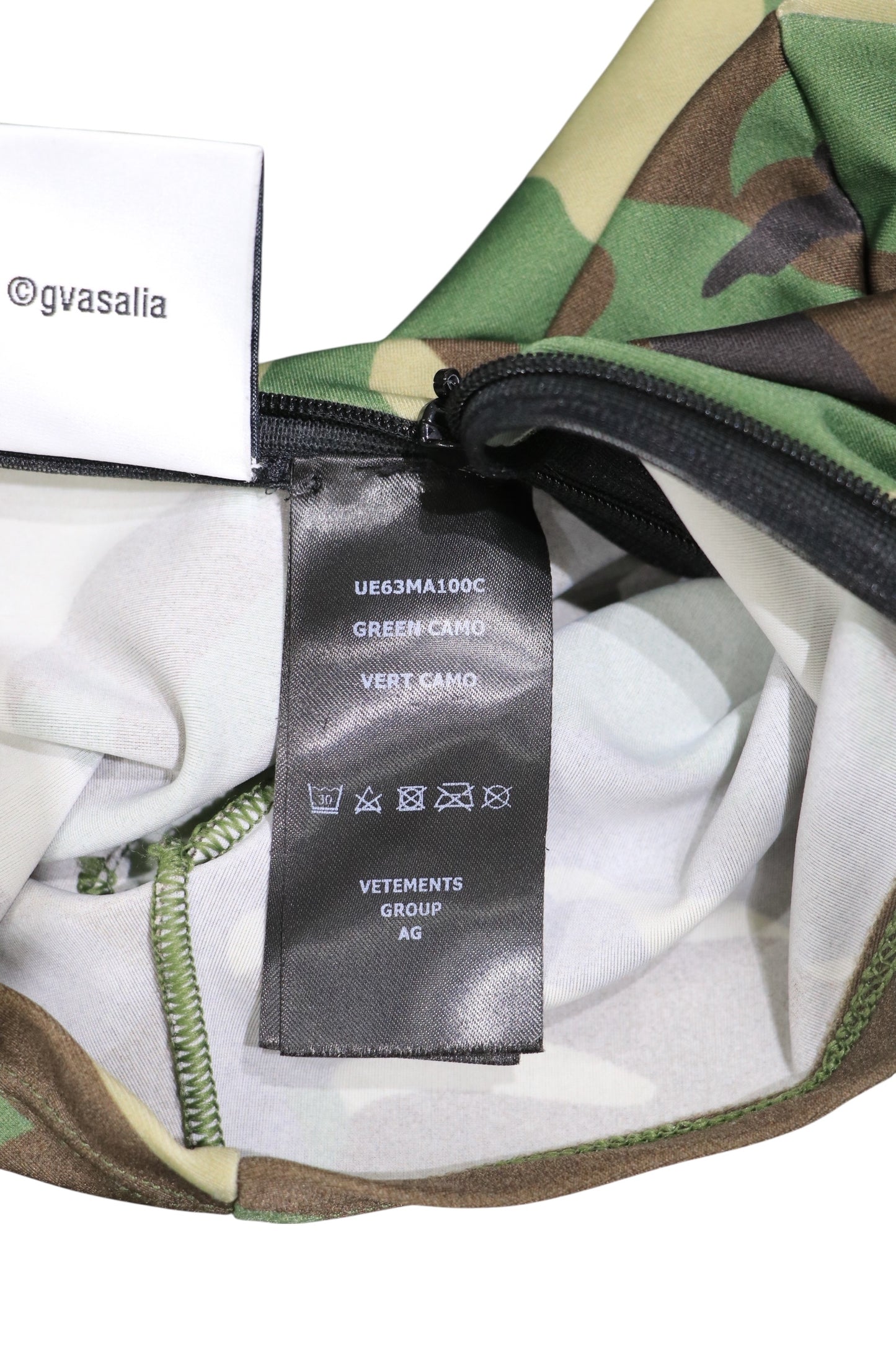 Vetements Green Camo Styling Mask