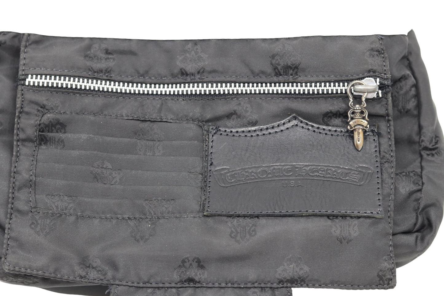 Vintage Chrome Hearts White Leather Bag Circa 2001